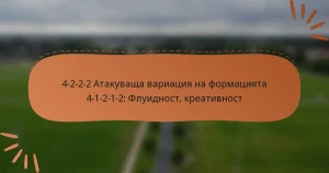 4-2-2-2 Атакуваща вариация на формацията 4-1-2-1-2: Флуидност, креативност