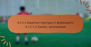 4-2-2-2 Защитна структура от формацията 4-1-2-1-2: Баланс, организация