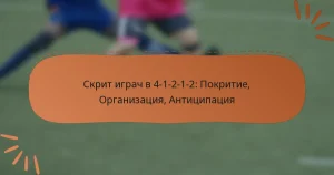 Скрит играч в 4-1-2-1-2: Покритие, Организация, Антиципация